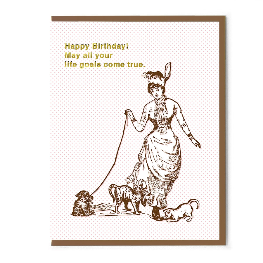 Happy Birthday Goals Card