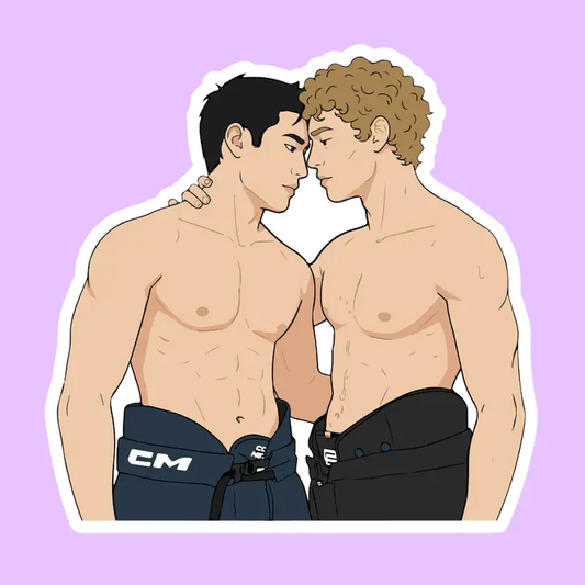 Ilya + Shane Hockey Gear Sticker