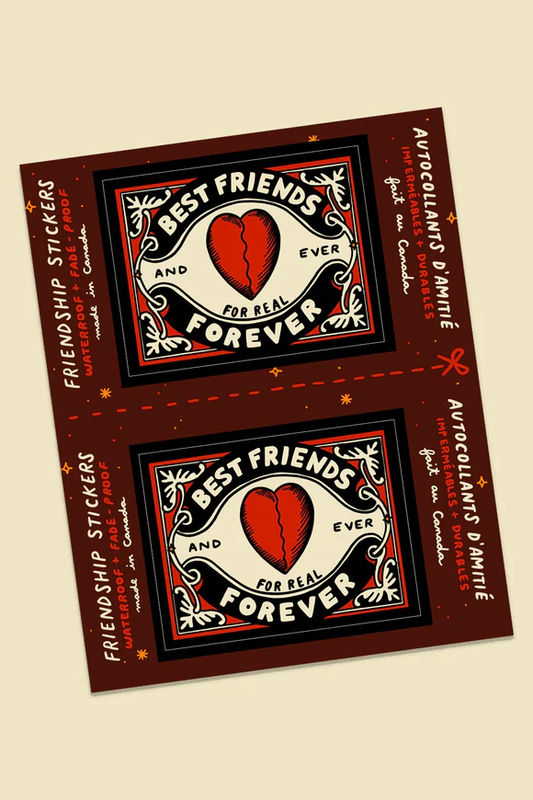 Best Friends Double Vinyl Sticker Set