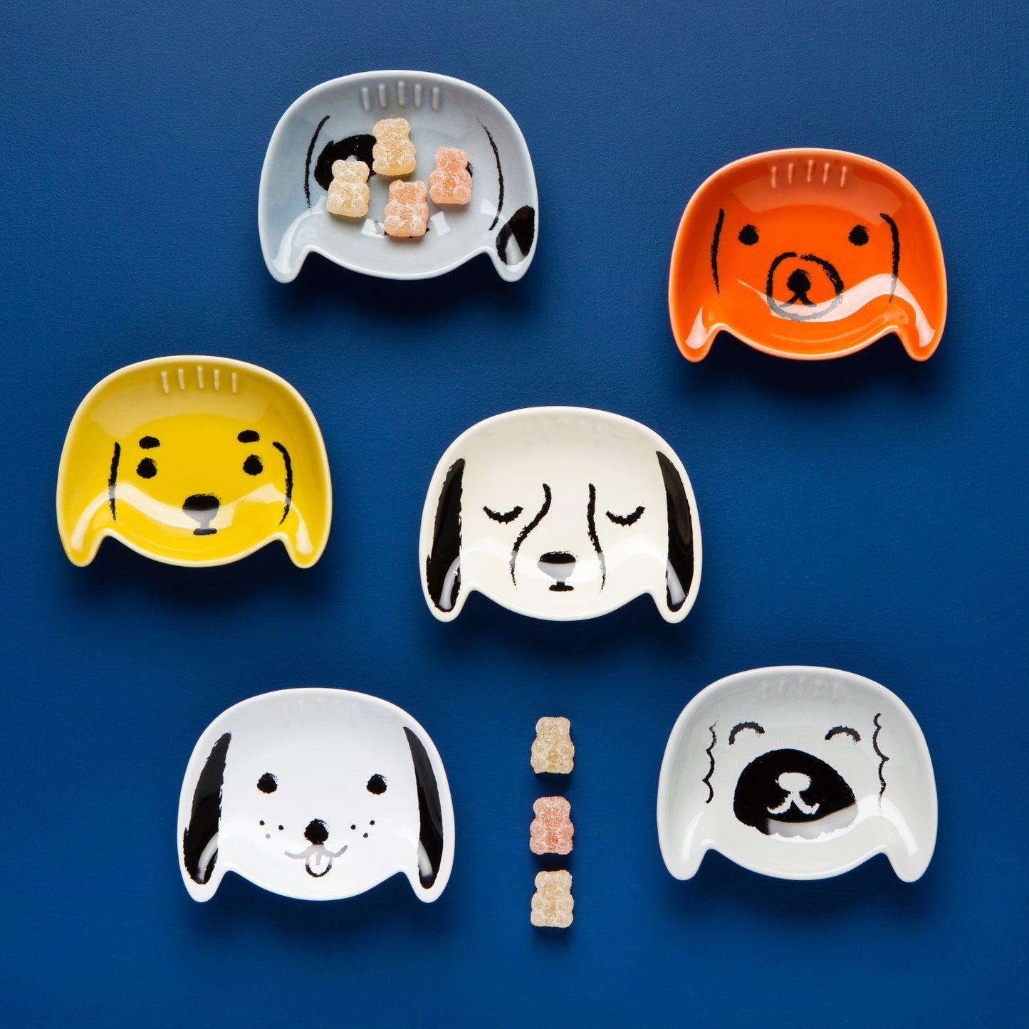 Pinch Bowls (Set/6) - Dogs
