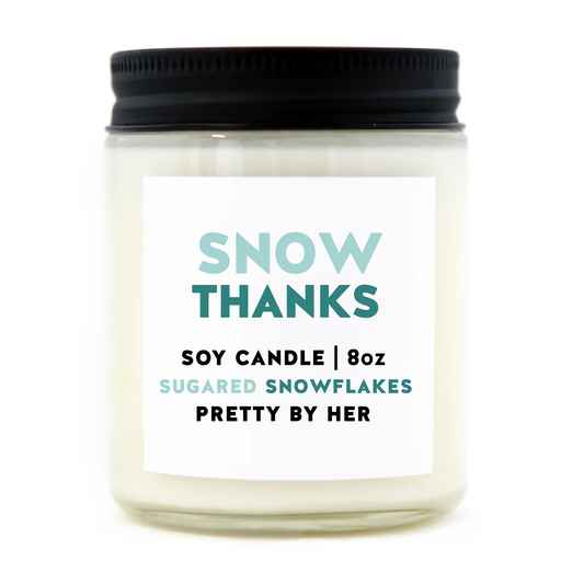 PBH Snow Thanks Candle
