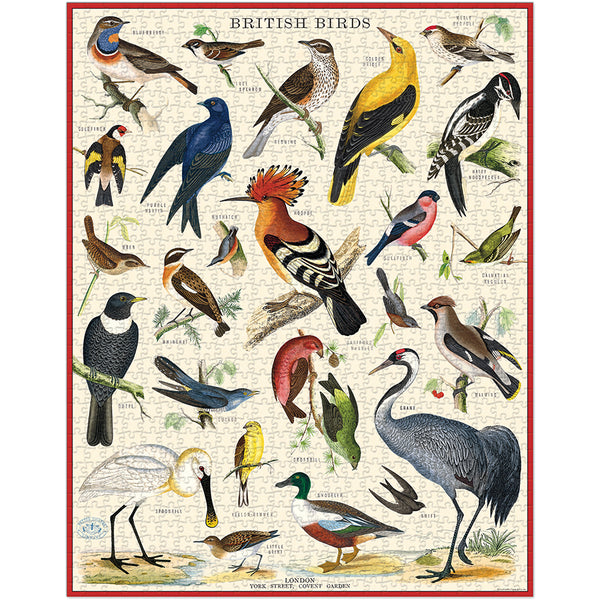Vintage British Birds Puzzle