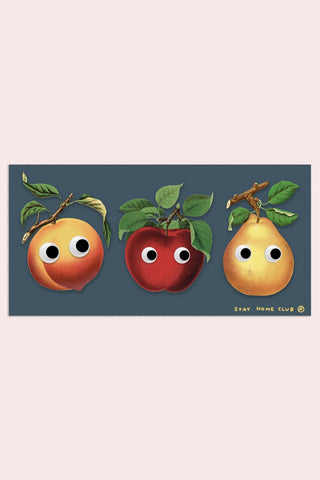 Googly Fruit XL Vinyl Sticker