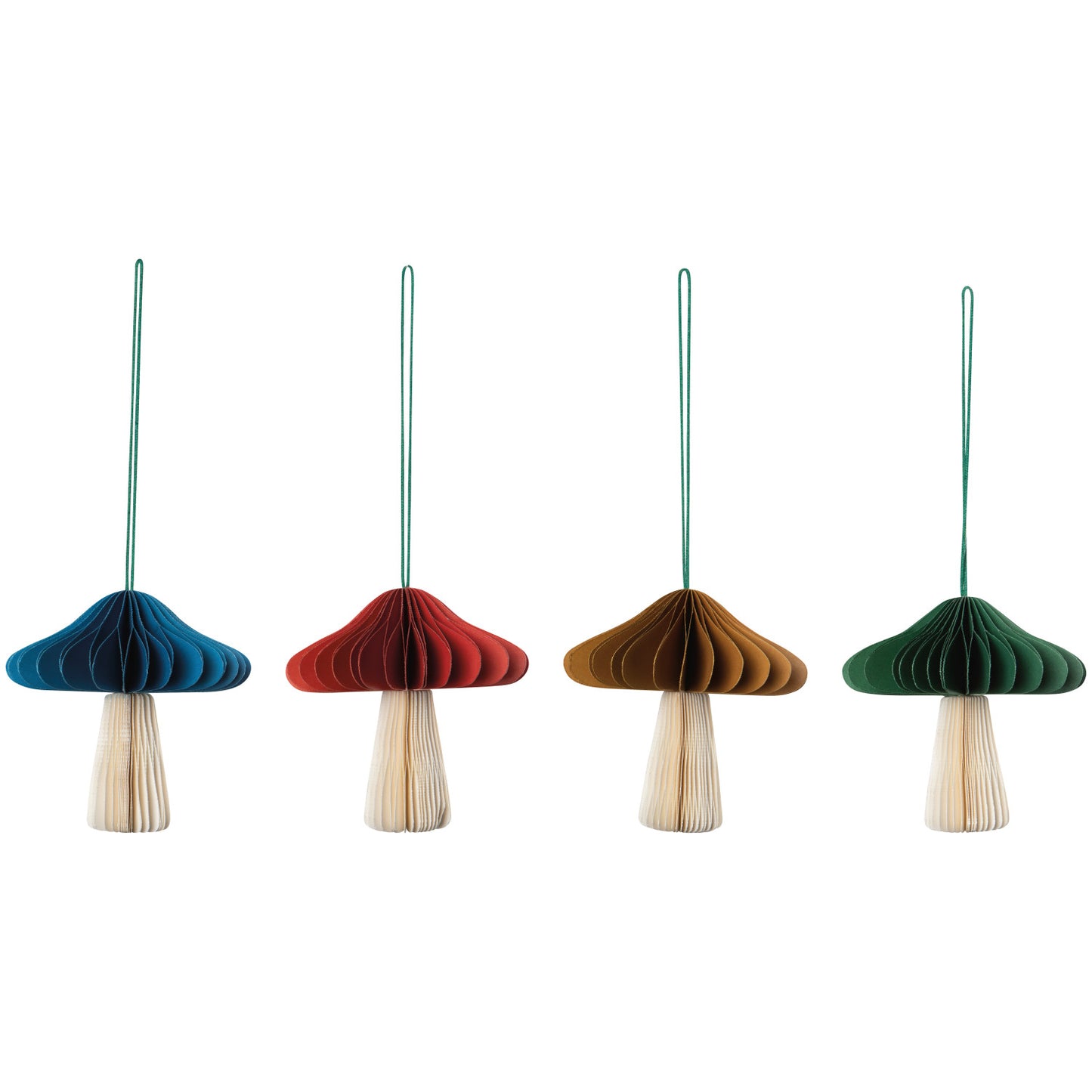 Mushroom Honeycomb Ornament - 4 colors