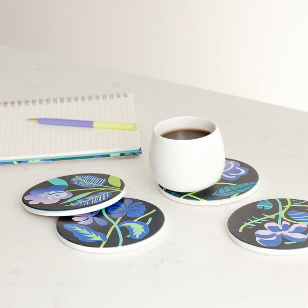 Archipelago - Absorbent Ceramic Coasters Set