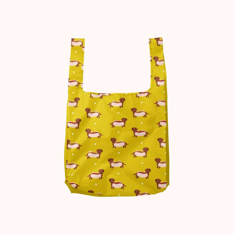 Weiner Dogs Foldable Nylon Tote