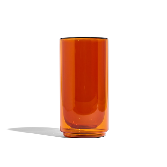 Amber Double Walled Pint Glass Set