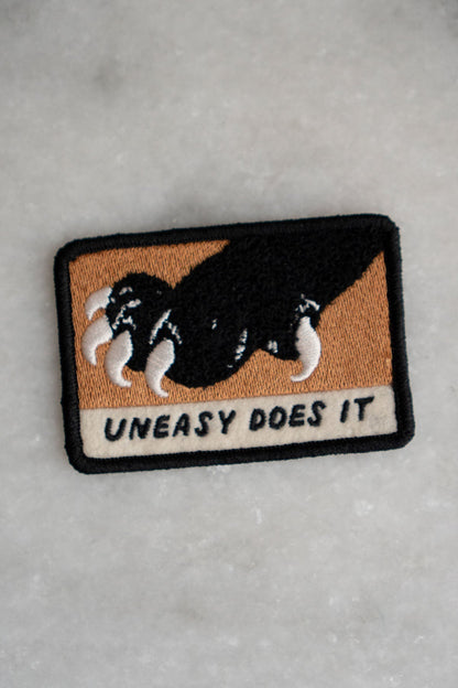 Uneasy Does It Sticker Patch
