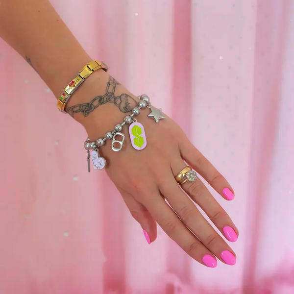 Skater Girl Charm Bracelet