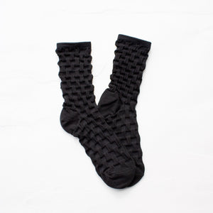 Embossed Square Socks