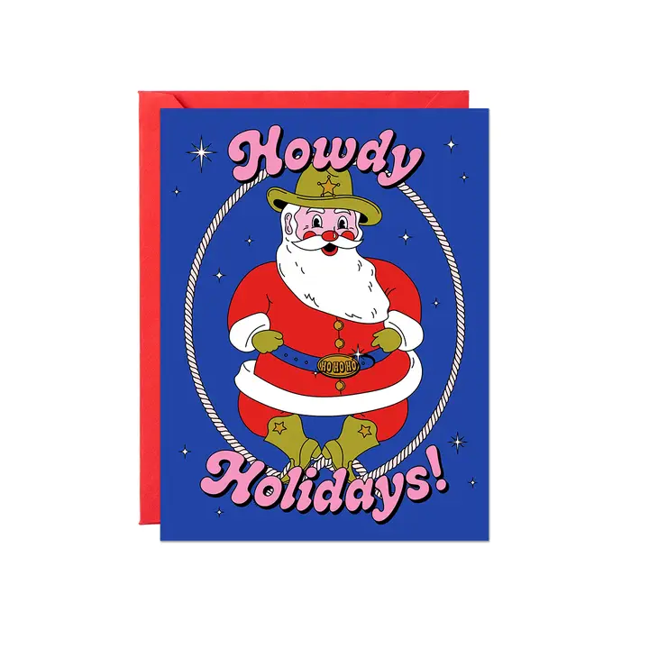 Howdy Holidays Card