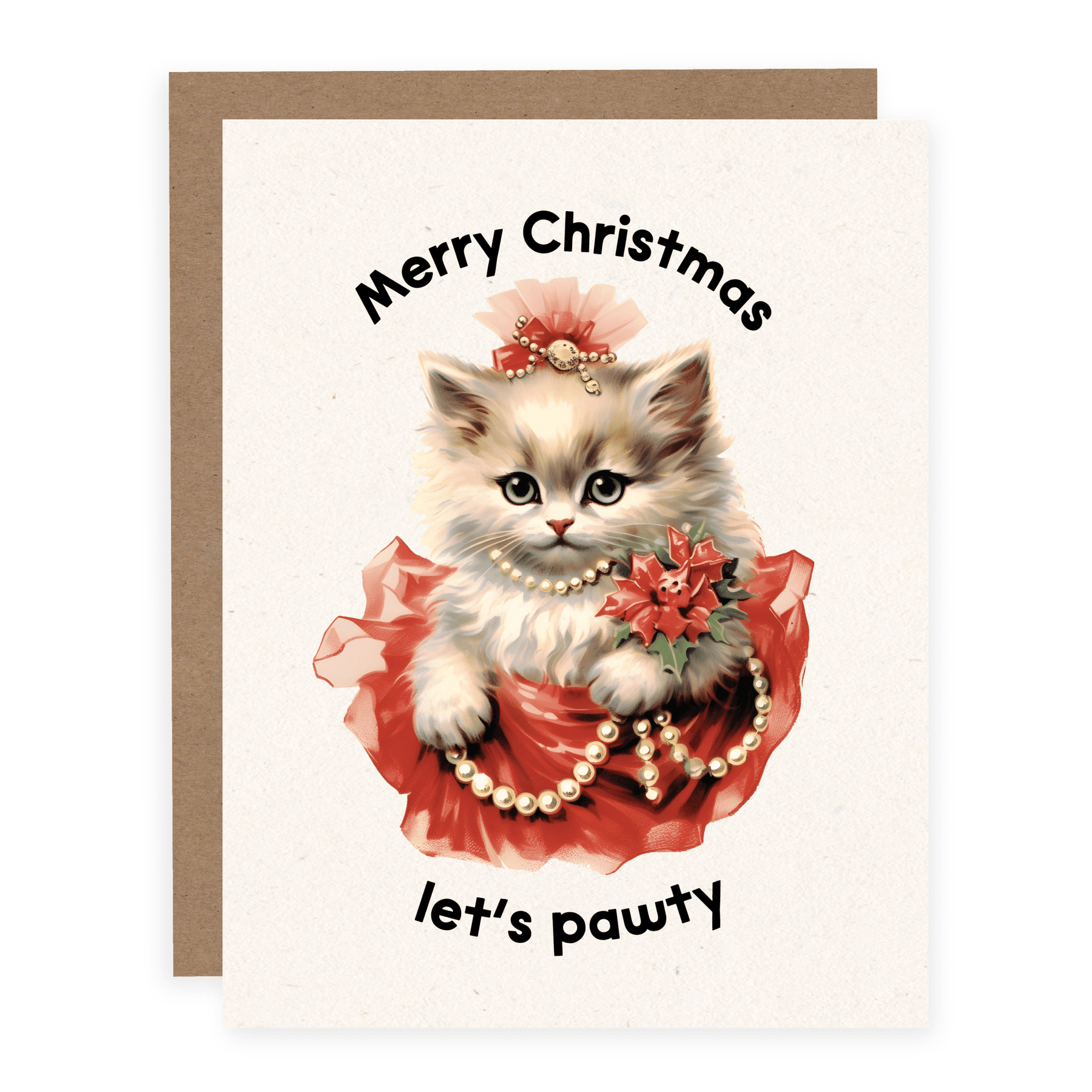 Let's Pawty Christmas Card