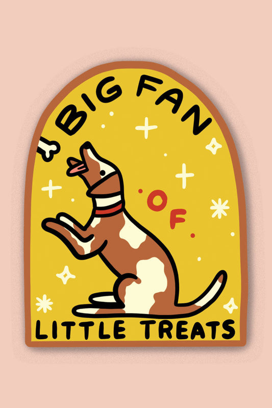 Big Fan of Little Treats Vinyl Sticker