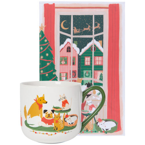 Waiting For Santa Mug+Dishtowel Set