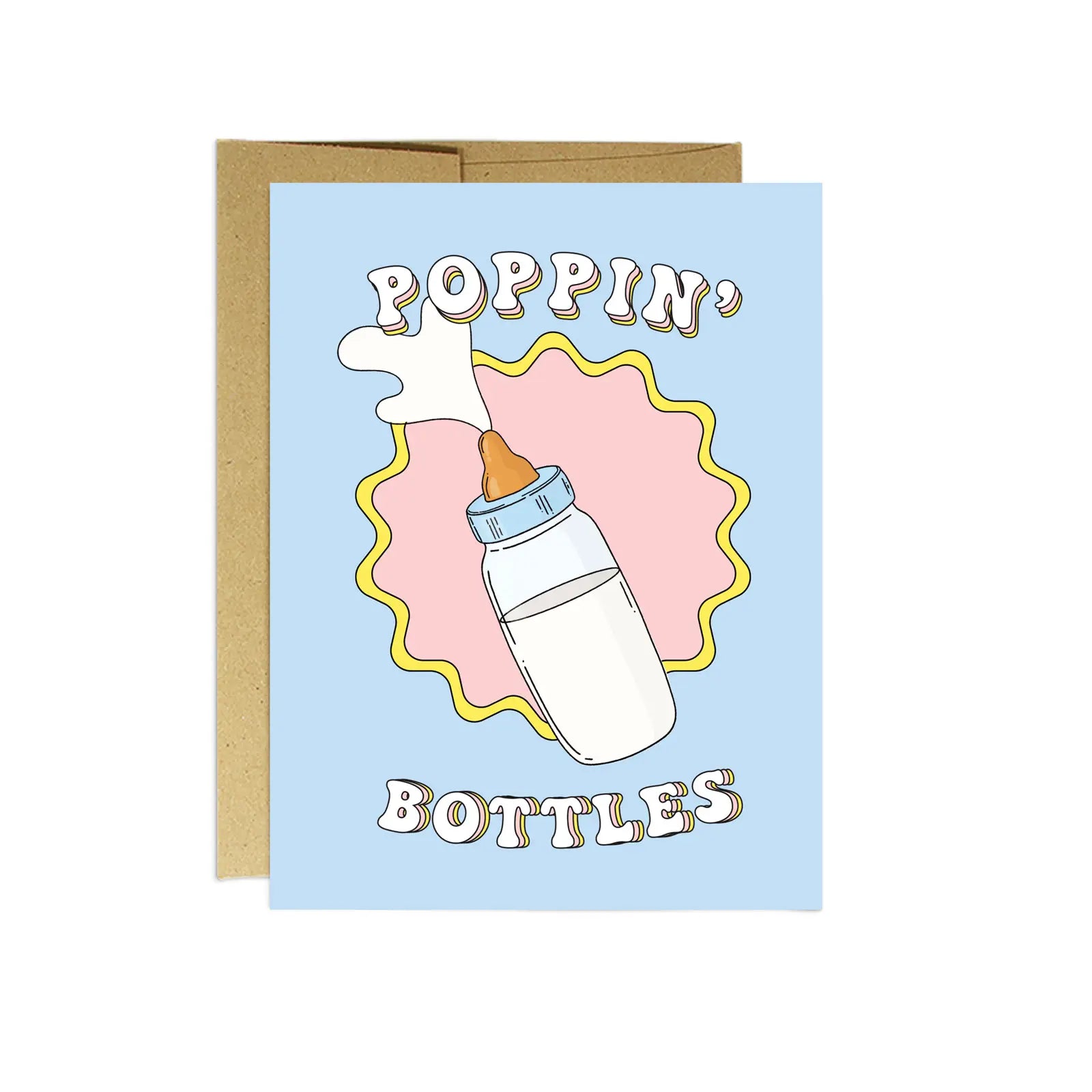Poppin Bottles Baby Card