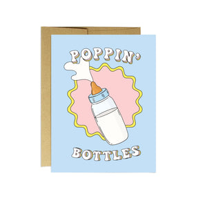 Poppin Bottles Baby Card