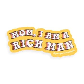 Rich Man Sticker