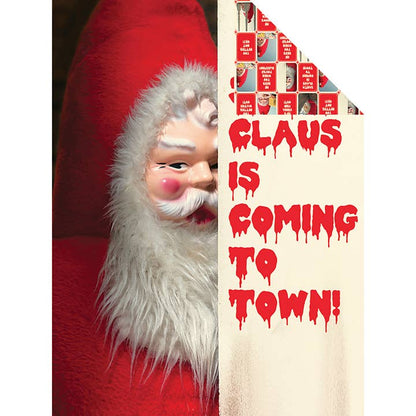Creepy Santa Gift Wrap (or Poster) - Set/3