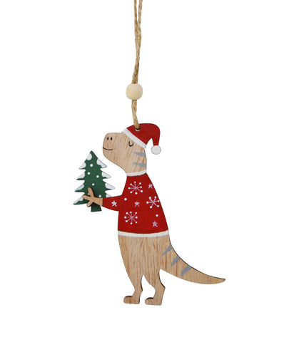 T-Rex + Tree Ornament