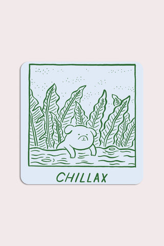 Chillax Vinyl Sticker