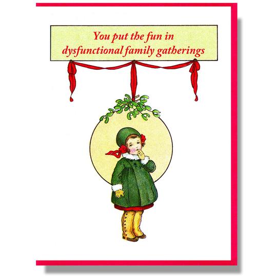 Dysfunctional Family Holiday Card