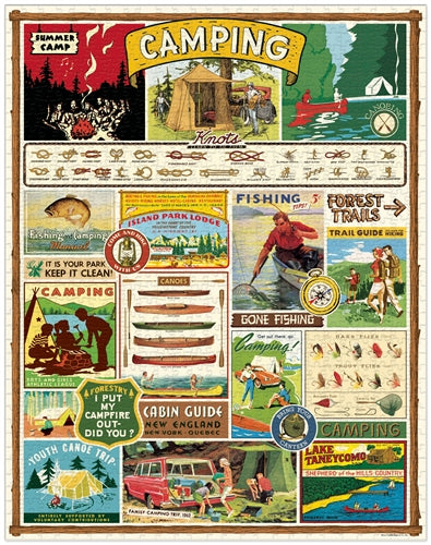 Vintage Camping Puzzle