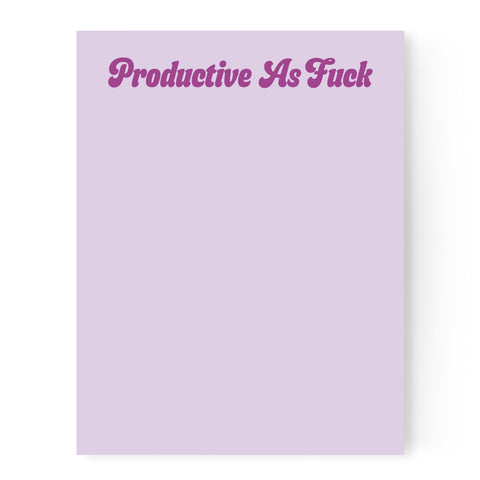 Productive As Fuck Notepad