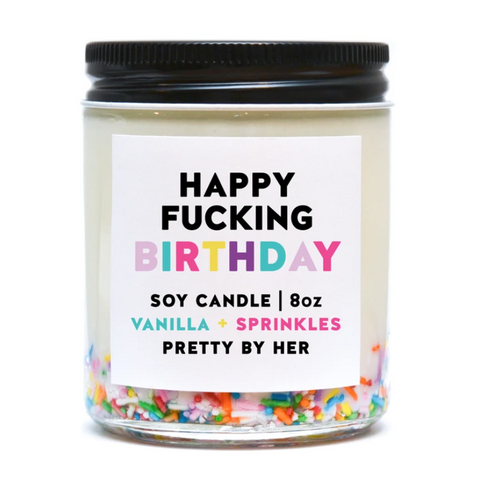 PBH Happy Fucking Birthday Candle