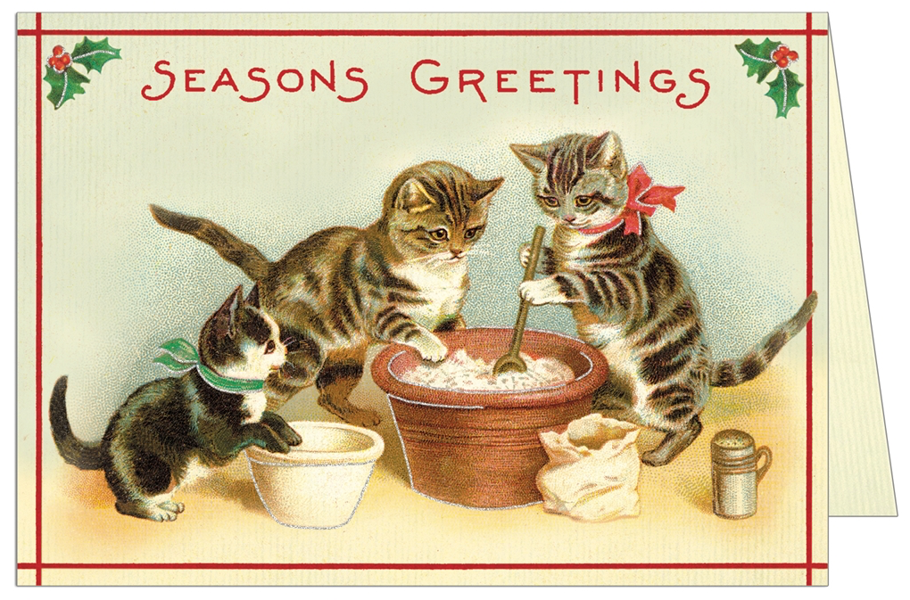 Seasons Greetings Cats Card