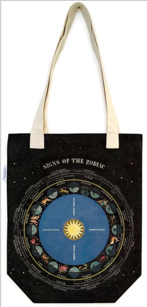 Cavallini Tote Bag - Zodiac