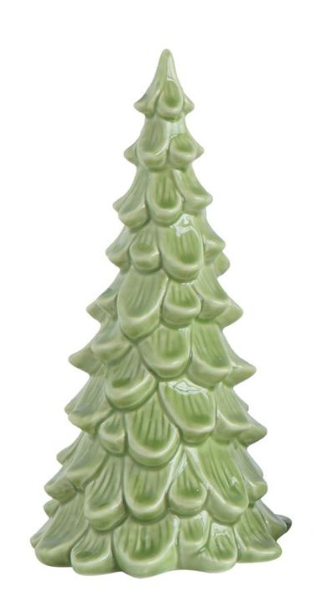 Vintage Inspired Stoneware Tree Light Green - 2 Sizes