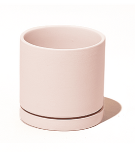 Dojo Pot + Saucer Pink - Multiple Sizes