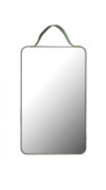 Velvet Edged Hanging Mirrors