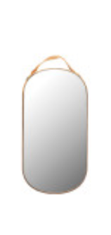 Velvet Edged Hanging Mirrors