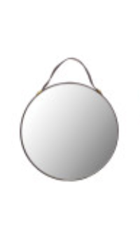 Velvet Edged Hanging Mirrors