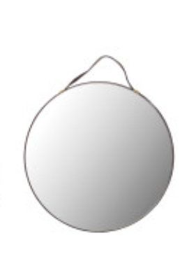 Velvet Edged Hanging Mirrors