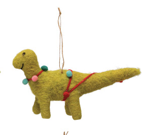 Felted Dinosaur Ornament - 4 Styles