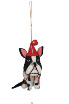 Felted Dog Ornament - 6 Styles