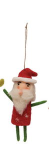 Felted Snowman/Santa Ornament - 4 Styles