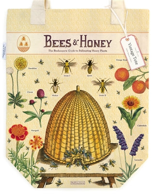Cavallini Tote Bag - Bees & Honey