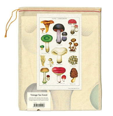 Mushroom Tea Towel - Cavallini