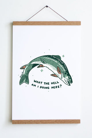 What The Hell (Fish) Print