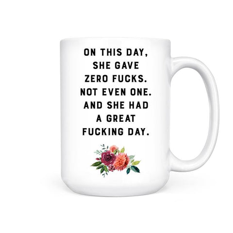 PBH Zero Fucks Mug