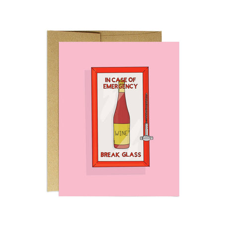 Emergency Wine Card