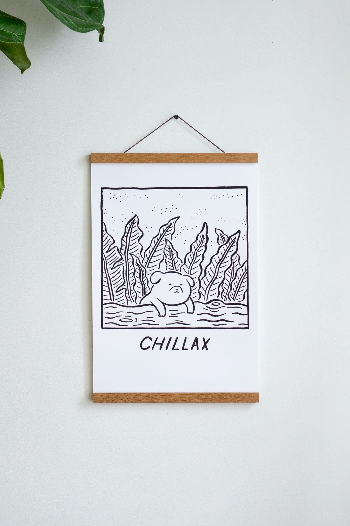 Magnetic Wood Print Hanger