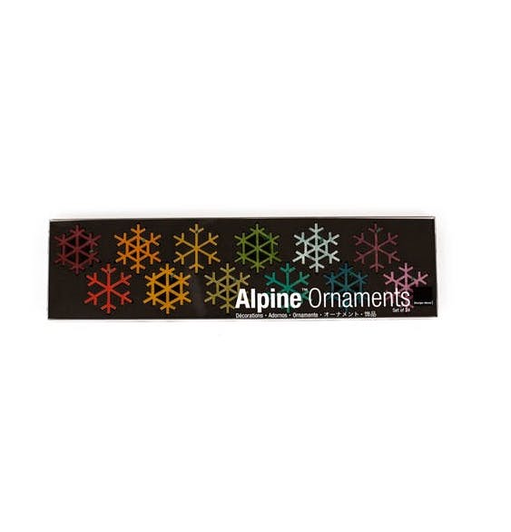 Alpine Snowflake Ornament Set