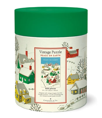 Vintage Peace on Earth Puzzle - 500pc