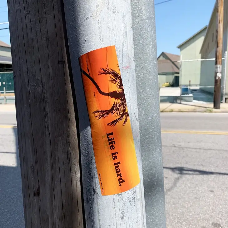 Life is Hard Bumper Sticker