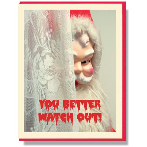 Creepy Santa Cards - 6 Styles