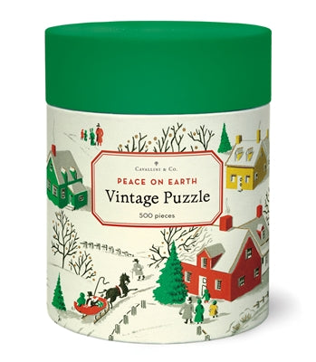 Vintage Peace on Earth Puzzle - 500pc